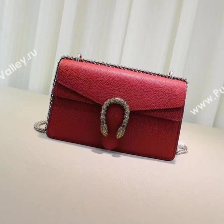 Gucci Dionysus Blooms Leather Shoulder Bag 400249 Red