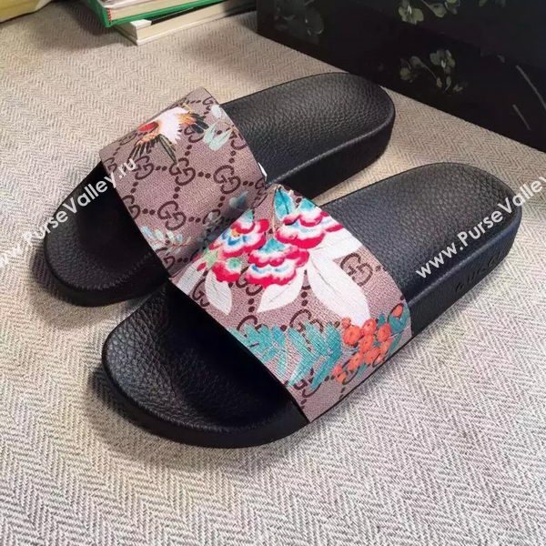 Gucci Slippers Leather GG759 Bird