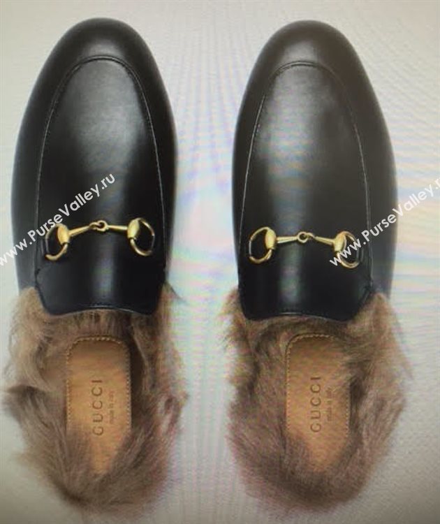 Gucci black leather shoes 