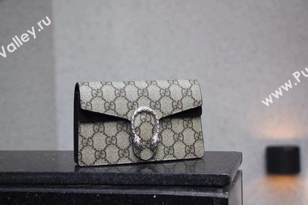 Gucci Dionysus GG Supreme Super mini Bag 476432 Black