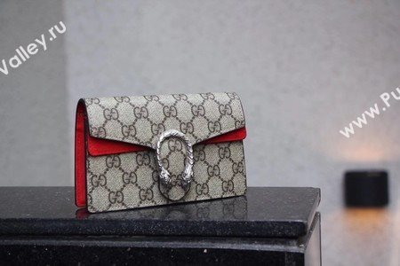 Gucci Dionysus GG Supreme Super mini Bag 476432 Red