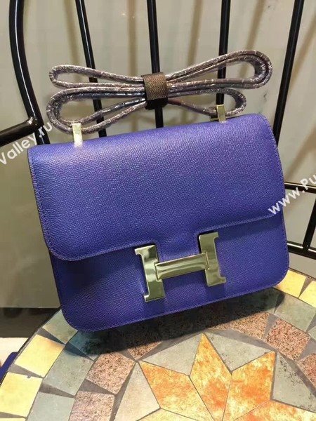 Hermes Constance Bag Calfskin Leather H9978 Blue