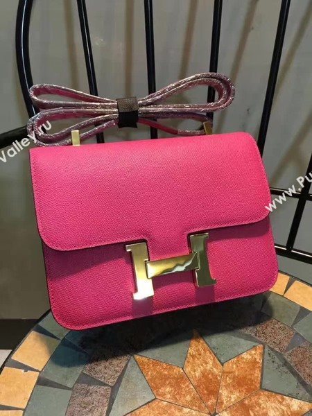 Hermes Constance Bag Calfskin Leather H9978 Rose