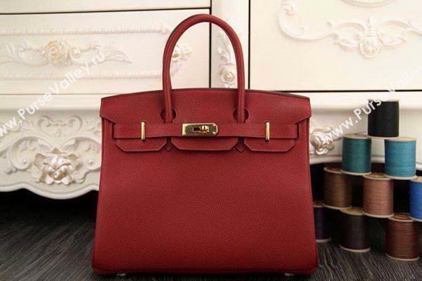 Hermes Birkin 35CM 30CM Tote Bag Original Leather HB35O Burgundy