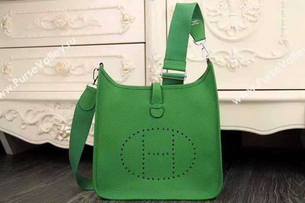 Hermes Evelyne 32cm Messenger Bag H1188 Green