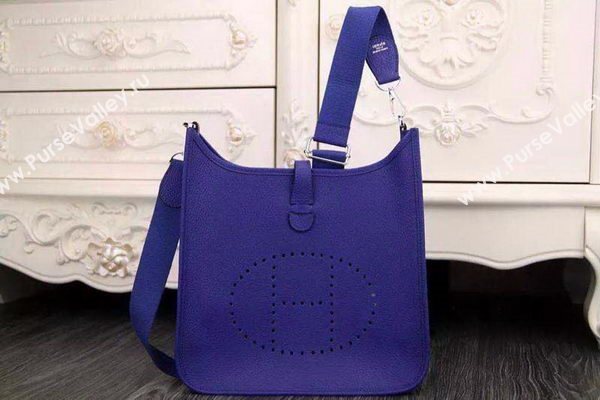 Hermes Evelyne 32cm Messenger Bag H1188 Royal