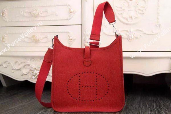 Hermes Evelyne 32cm Messenger Bag H1188 Red