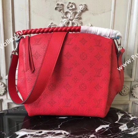 Louis Vuitton Mahina Leather BABYLONE CHAIN BB M51223 Red