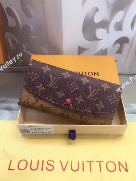 Louis Vuitton Monogram Canvas Emilie Wallet M60136 Rose