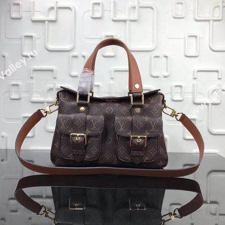 Louis Vuitton Monogram Canvas MANHATTAN Bag M43482 Brown