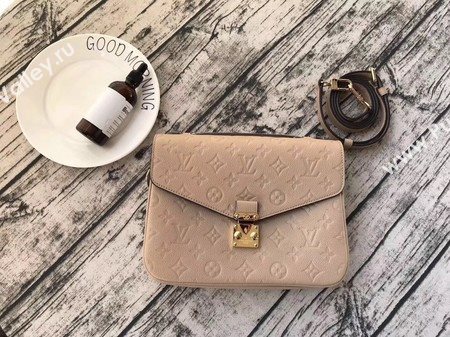 Louis Vuitton Monogram Empreinte POCHETTE METIS M43737 Apricot