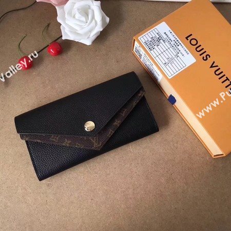 Louis Vuitton CRUISE 2017 DOUBLE V WALLET M64317 Black