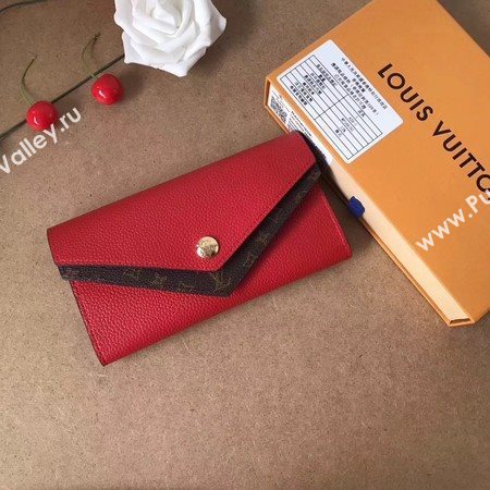 Louis Vuitton CRUISE 2017 DOUBLE V WALLET M64317 Red