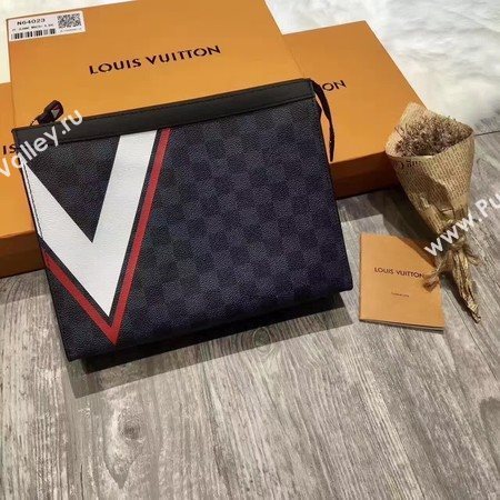 Louis Vuitton Damier Cobalt Canvas POCHETTE VOYAGE MM N64023