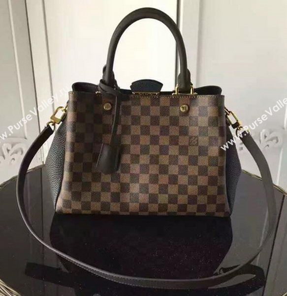 Louis Vuitton Damier Ebene Canvas BRITTANY Bag N41673 Black