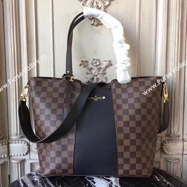 Louis Vuitton Damier Ebene Canvas JERSEY N44041 Black