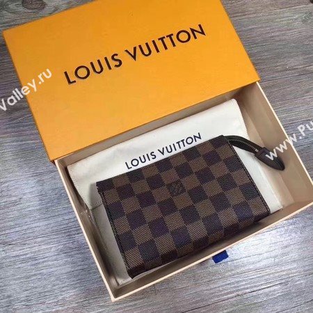 Louis Vuitton Damier Ebene Canvas TOILETRY POUCH 15 M47546