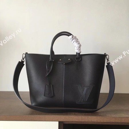 Louis Vuitton Taurillon Leather PERNELLE Bag M54780 Black