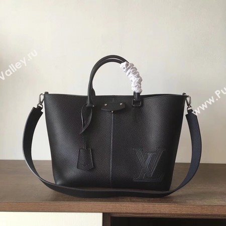 Louis Vuitton Taurillon Leather PERNELLE Bag M54780 Black