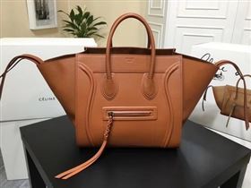 Celine Luggage Phantom Tote Bag Smooth Leather CT3372 Brown