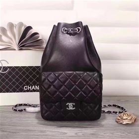 Chanel Backpack Original Sheepskin Leather A33269 Black