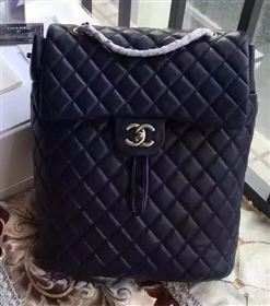 Chanel Sheepskin Leather Backpack A91121 Royal