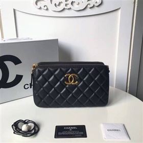 Chanel Shoulder Bag Original Sheepskin Leather A66269 Black