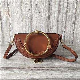 Chloe NANO Nile Bracelet Bag Smooth Calfskin C03772 Brown