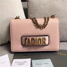 Dior JADIOR Flap Bag Calfskin M9003 Pink