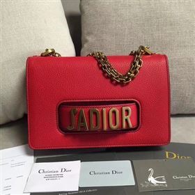 Dior JADIOR Flap Bag Calfskin M9003 Red