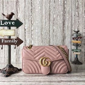 Gucci GG Marmont matelasse Mini Bag 446744 Pink