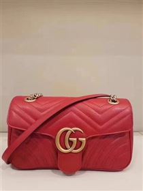 Gucci GG Marmont matelasse Mini Bag 446744 Red