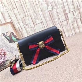 Gucci Broadway Leather Clutch 453777 Black