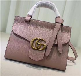 Gucci GG Marmont Leather Top Handle mini Bag 442622 Light Pink