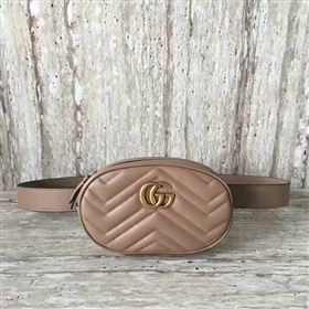 Gucci GG Marmont Quilted Leather Bag 476434 Camel