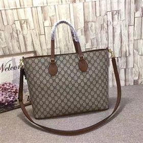 Gucci GG Supreme Tote Bag 453705 Brown