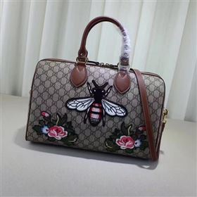 Gucci Limited Edition GG Supreme Top Handle Bag 409527 Bee