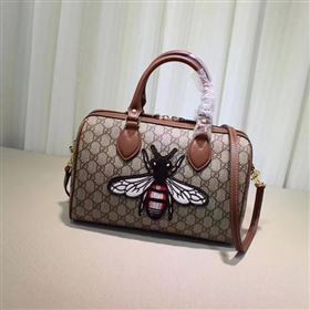 Gucci Limited Edition GG Supreme Top Handle Bag 409529 Bee