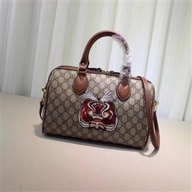 Gucci Limited Edition GG Supreme Top Handle Bag 409529 Tiger