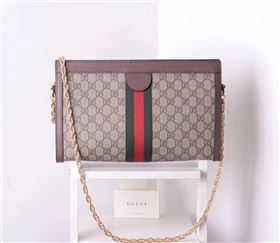 Gucci Ophidia GG Small Shoulder Bag 503876 Brown