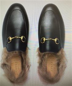 Gucci black leather shoes
