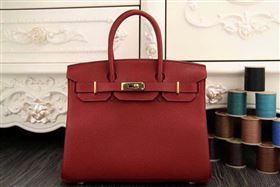 Hermes Birkin 35CM 30CM Tote Bag Original Leather HB35O Burgundy