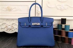 Hermes Birkin 35CM 30CM Tote Bag Original Leather HB35O Blue