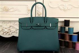 Hermes Birkin 35CM 30CM Tote Bag Original Leather HB35O Dark Green