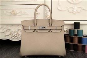 Hermes Birkin 35CM 30CM Tote Bag Original Leather HB35O Grey