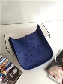 Hermes Evelyne 30cm Messenger Bag E3301 Blue