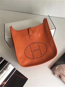 Hermes Evelyne 30cm Messenger Bag E3301 Orange