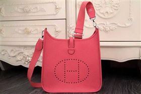 Hermes Evelyne 32cm Messenger Bag H1188 Dark Pink
