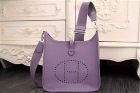 Hermes Evelyne 32cm Messenger Bag Original Leather H1188 Lavender