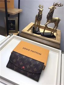 Louis Vuitton Monogram Canvas EMILIE WALLET M61289 Red